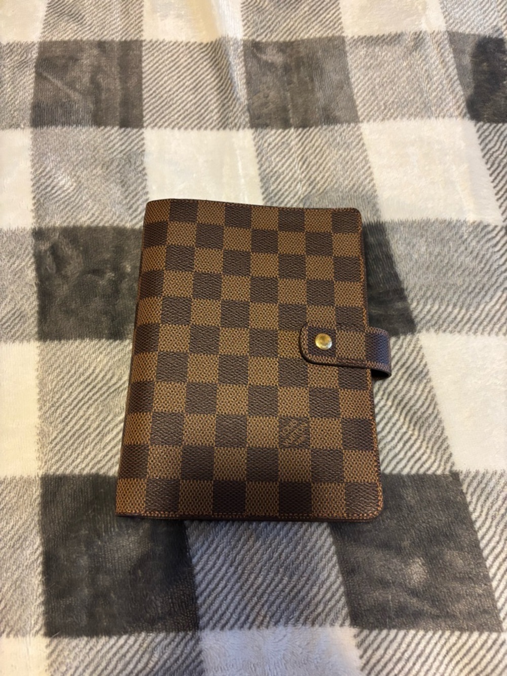 Louis Vuitton Damier Ebene Brown and Dark Brown Home Office Planner Size Medium - Picture 3 of 8